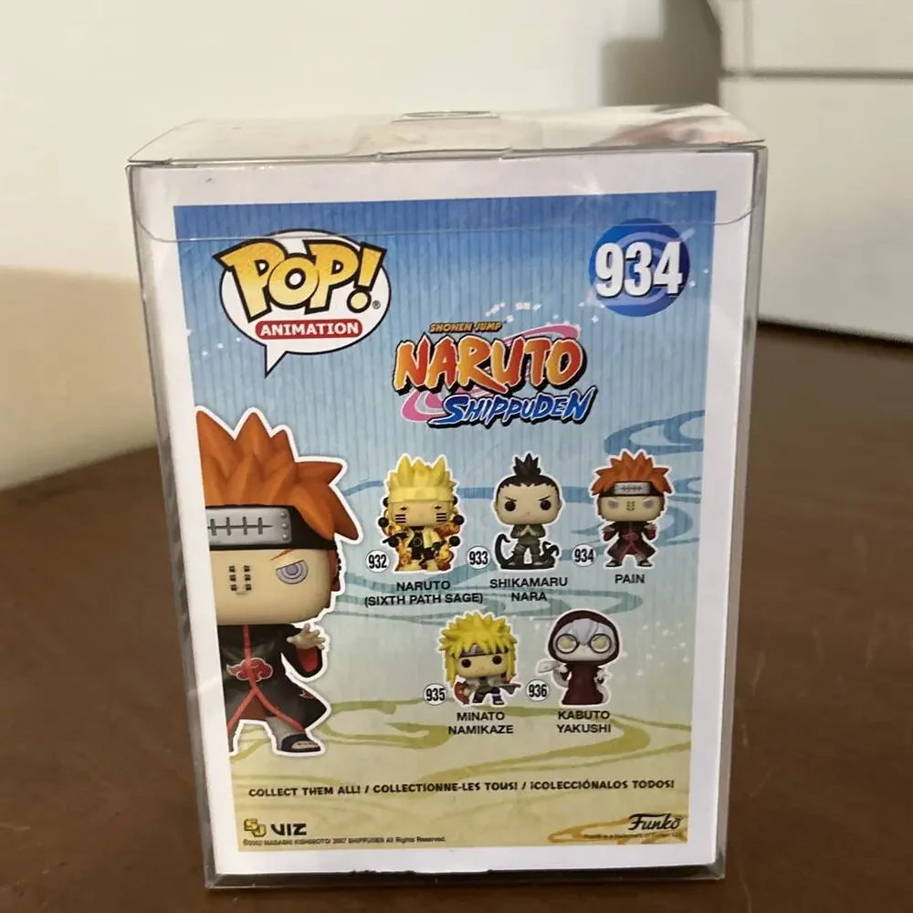 Funko Pop! Animation Naruto Shippuden Pain #934 With Protector Brand New